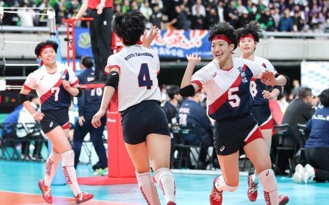 春高バレー　京都橘、2回戦の相手は国民スポーツ大会を制した就実