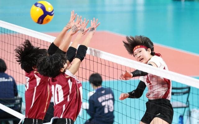 千葉・敬愛学園は1回戦で旭川実に敗退「緊張で動けなかった」　春高バレー