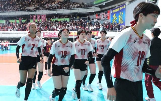 春高バレー　敬愛学園、2セットともリードしながら旭川実に逆転負け