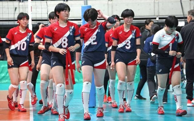 京都橘リベンジならず　強豪・就実の壁高く「やりたいことできなかった」春高バレー