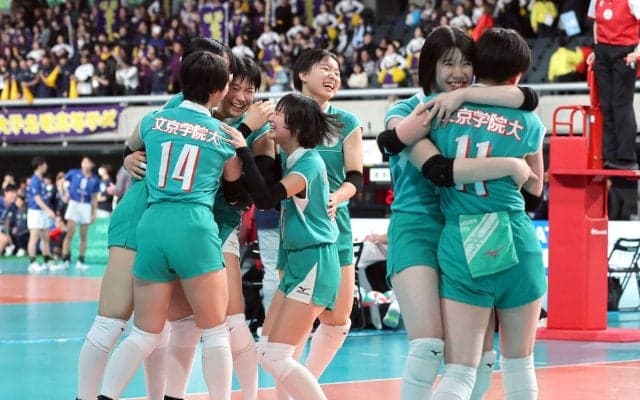 東京・文京学院大女、高校総体2位の強豪に快勝　春高バレー