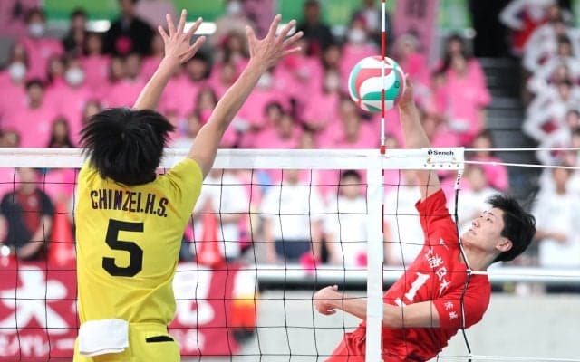 春高バレー　土浦日大は鎮西に完敗　2年生エース白土涼介「一人で鎮西を倒せるくらいに成長したい」