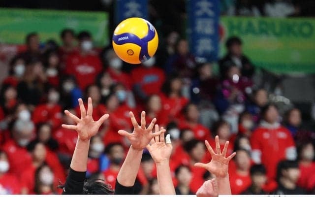 春高バレー　金蘭会2大会連続4強！組織的ブロックで熊本信愛女学院を圧倒