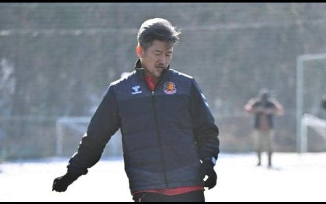 J3福島入り「カズ」練習初参加　時折笑顔も