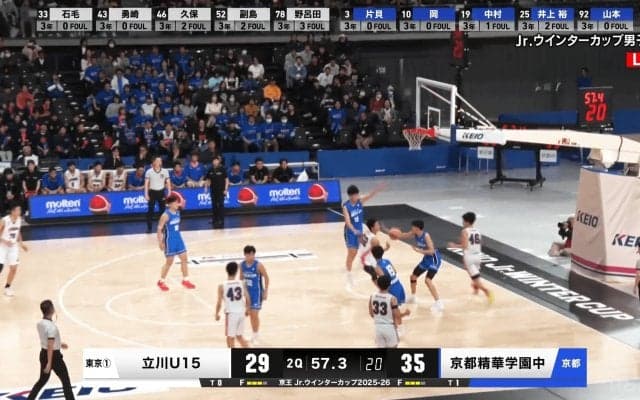 「本当に中学生かよ！」15歳バスケ逸材の“神アシスト”にファン騒然「うますぎる」スピンムーブ→ノールックパスの一部始終