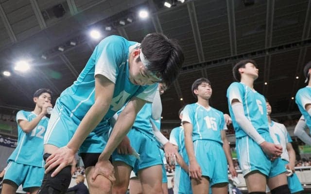 春高バレー　清風はノーシードからの快進撃も初Vならず　尾崎亮太はチーム最多17得点もガックリ