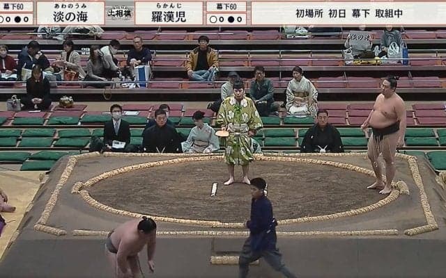 「親方退場は初めて見た」初場所でアクシデント 土俵下の審判に力士が… その後再入場に「おかえりなさい」「戻ってきてよかった」安堵の声