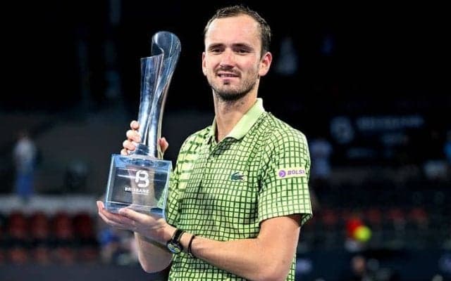 メドベージェフが「ブリスベン国際」初優勝！ナカシマを退けツアー22勝目、愛娘に捧げる開幕戦制覇