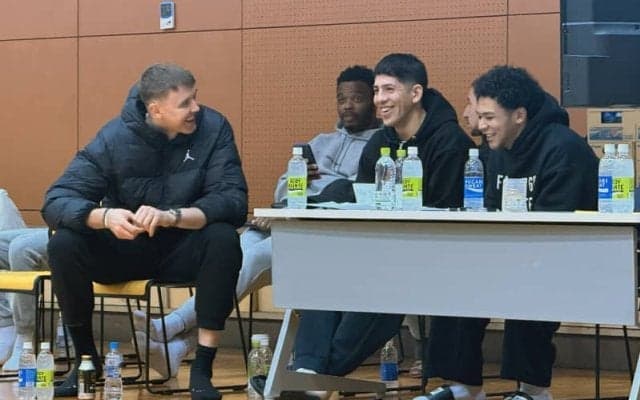 SR渋谷・ベンドラメ礼生がドラ1候補“視察”「楽しみな選手がたくさんいた」赤間賢人にも言及