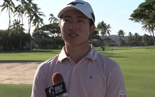 杉浦悠太はソニーオープンに2年連続出場「上位で戦えるように頑張りたい」