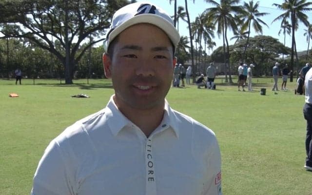 比嘉一貴、松山英樹との練習ラウンドは「自信をなくす（笑）」　ソニーオープンへ意気込み