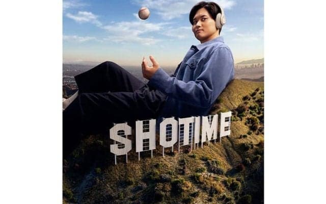 “超巨大”な大谷翔平、新CMビジュアルで存在感　LAの象徴から…「さらなる高みを」
