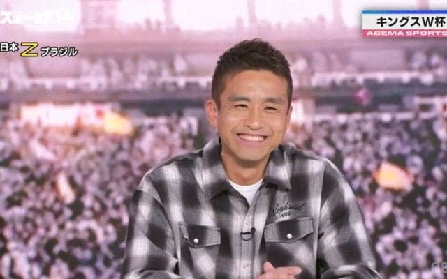 稲本潤一「生で見るとやりたくなるかも」キングスW杯“日本代表応援団長”の闘莉王がW杯を現地レポート「ルールを活かして勝つことを明確に」