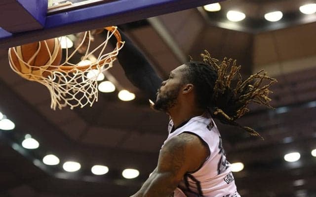 アリーナ沸かせる豪快ダンク合戦…九州選抜が若手選抜を下しBオールスタートーナメント3位