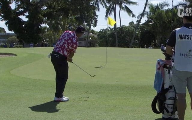 【動画】金谷拓実が連日のイーグル奪取で首位と1打差　松山英樹は終盤のチップインバーディで粘りの予選通過【ソニーオープンインハワイ2日目】