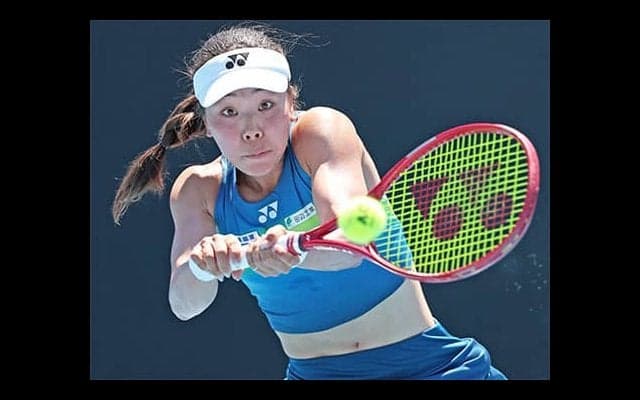  坂詰姫野 初の四大大会は初戦敗退 