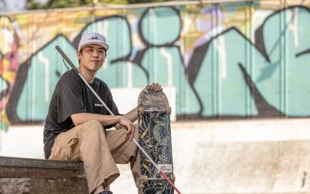 盲目でもスケートボードに乗り続けるには･･･運命の出会いで変わった大内龍成の人生