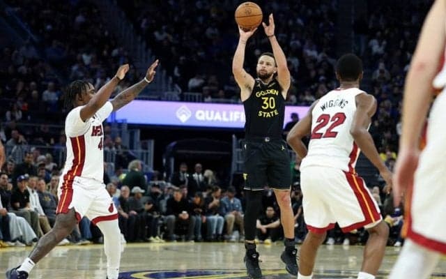 NBA史上3チーム目…ウォリアーズが4戦連続で3ポイント20本以上成功