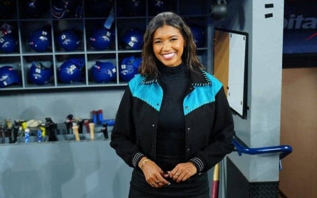 ド軍美女レポーターに思わぬ“特技!?”　本拠地で豪快行動…ドヤ顔で「アスリートよ！」