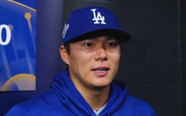 山本由伸の自主トレに…実はいたド軍戦士　まさかの来日にSNS騒然「一緒だったとは」