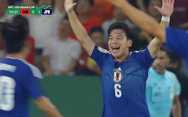 U-23日本代表、ゴールラッシュで史上初のアジア杯連覇&最多3度目の優勝　大会無失点の中国代表に4ー0完勝　大会MVP&得点王は佐藤龍之介
