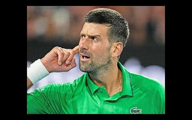  ジョコ あわや失格、不適切行為を謝罪 