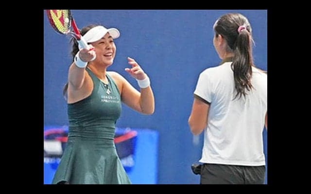 穂積絵莉組 シードに完勝で全豪OP8強