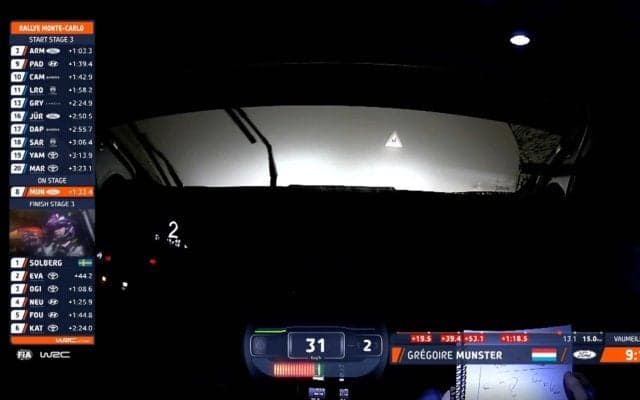 「何も見えなかった」世界ラリー、伝統モンテカルロで衝撃光景 「煙幕＋霧で凄いことに」ラリー中断のハプニングにファン騒然