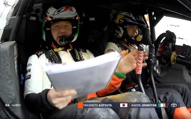 助手席から「サイドブレーキ引いているんです！」世界ラリーで驚きの“曲芸” 日本人の相棒が見せた凄技に脚光