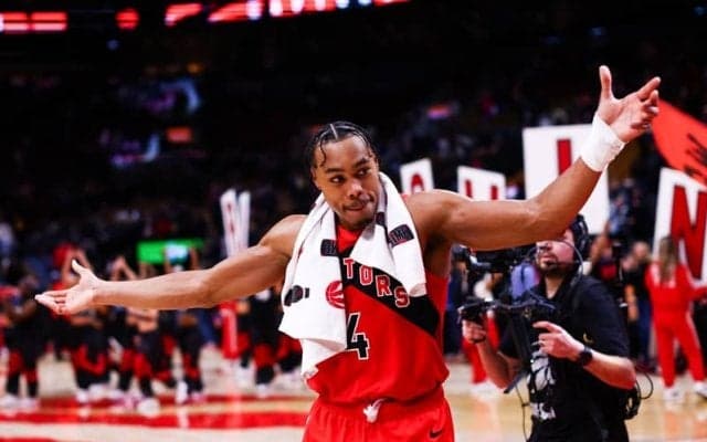 球団史上6人目…ラプターズのスコッティ・バーンズが通算ダブルダブル数で100回に到達