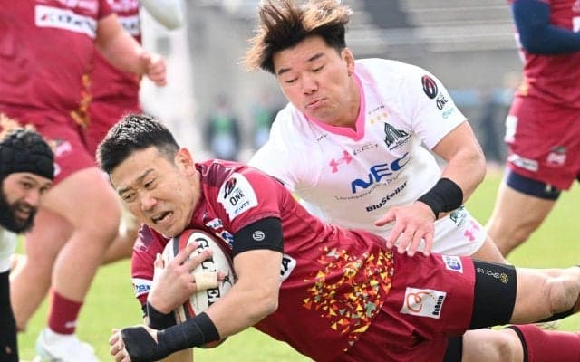 38歳でのリーグワン初トライ。社員選手最年長は、 “ラグビーの醍醐味”を味わい続ける