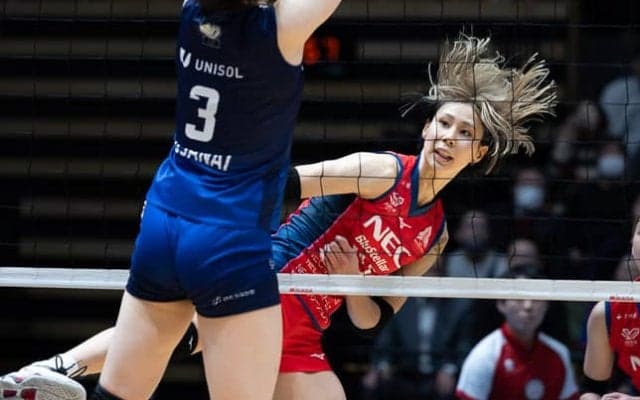 【バレー】首位のNEC川崎など7試合中6試合でホームチームが勝利。大阪MVは東レ滋賀にフルセット勝利　SV女子