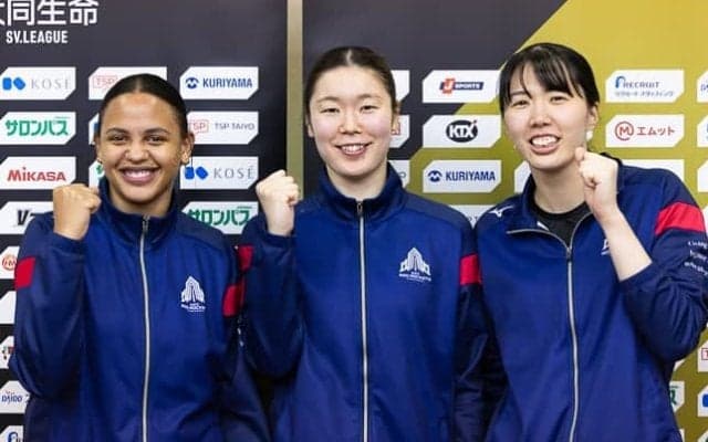 【バレー】NEC川崎　アタック決定率日本人2位の甲萌香「ブロックがいないところで上げてくれたトスが決定打になっている」、新セッターのカミラ・デ・ラ・ ローザ 「1ラリーが3分以上続いていると感じるくらい長いのが日本のバレー」　SV女子