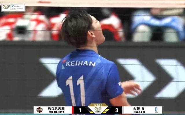 味方も笑ってる… 西田有志がエース対決で“珍リアクション” 宮浦健人の強烈スパイク直撃で突然、無邪気になる