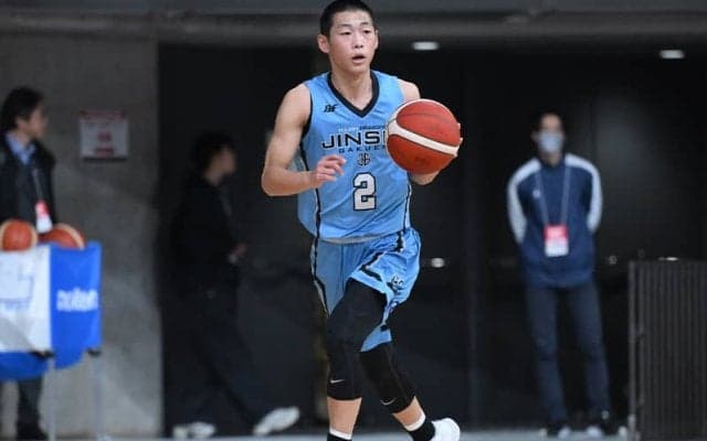 B1島根に尽誠学園の金山颯が特別指定で加入…U15出身の有望株「学ぶ姿勢を大切に」