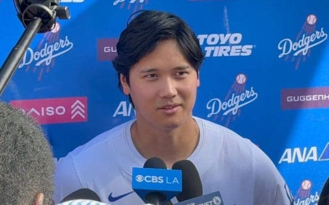 大谷翔平、WBC二刀流は「わからない」　明言せず…侍Jは「名前と顔を一致させて」