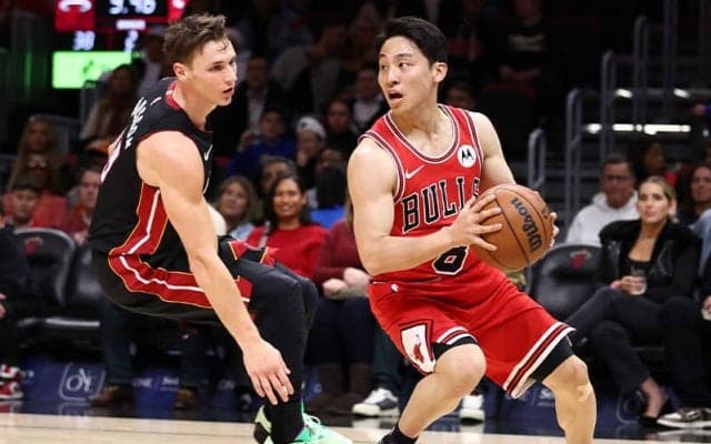 河村勇輝が約27分の出場で6得点6リバウンド6アシスト…ブルズはヒートに大敗