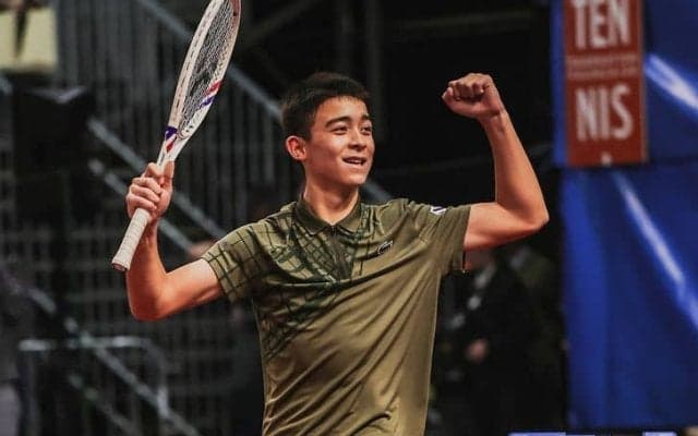 オトリエ龍馬 世界最高峰のジュニア大会「プチザス」で日本人初の快挙！最速188キロのサーブ武器に、わずか45分の圧倒劇で頂点へ