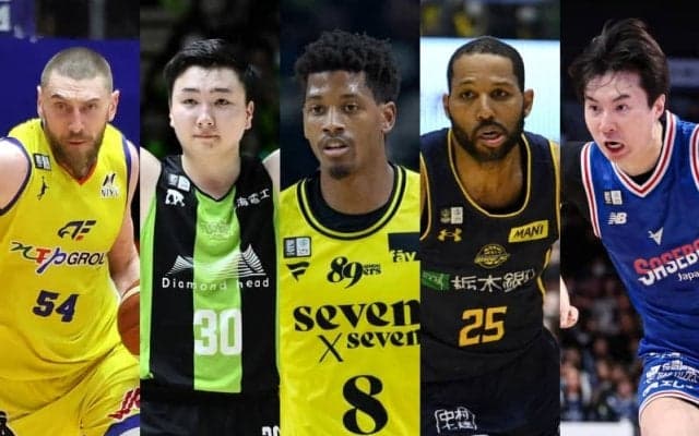 【B1スタッツランキング】各部門のトッププレーヤーが好調を維持…シーズン後半戦の活躍に注目