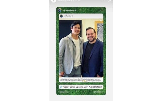 ビジネスマン大谷翔平は「最高のお相手」　2ショット公開、“パートナー”が感謝