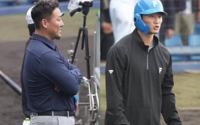 “予定外”のハムキャンプ訪問　中田翔氏、盟友・西川遥輝に伝えたかった「頑張れよ」