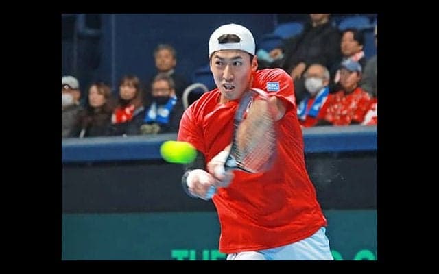  綿貫陽介 快勝で日本先勝 