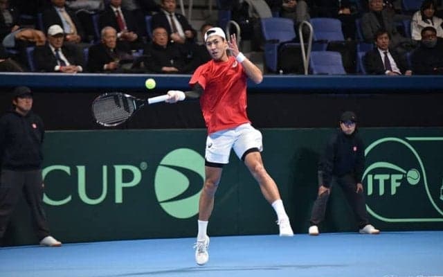 綿貫陽介がオーストリアのエースを撃破！日本が先勝[デビスカップ・ファイナル予選]