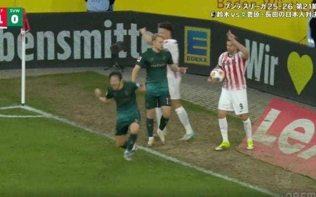 菅原由勢がブチギレ！ 判定に怒り爆発「アツいな」「めっちゃ叫んでる」相手選手が“時間稼ぎ”→ライン際で激しい攻防「気持ち入ってる」