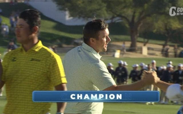 【動画】ゴッターアップがプレーオフで松山英樹を下し逆転で今季2勝目【WMフェニックスオープン4日目】