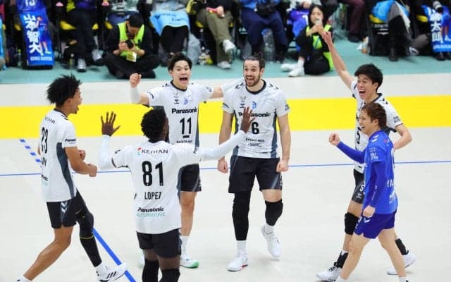 SVリーグ男子　大阪Bが日鉄堺BZに連勝　WD名古屋が連敗脱出