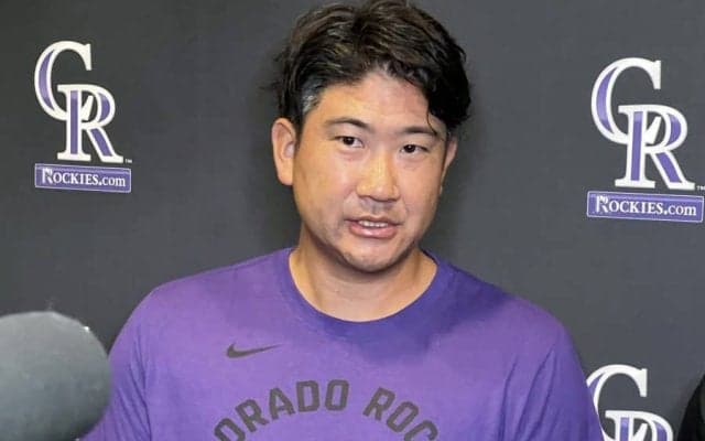 菅野智之が爆笑会見「オレンジ以外もいい」　ロッキーズで始動、侍Jへ「結果を」