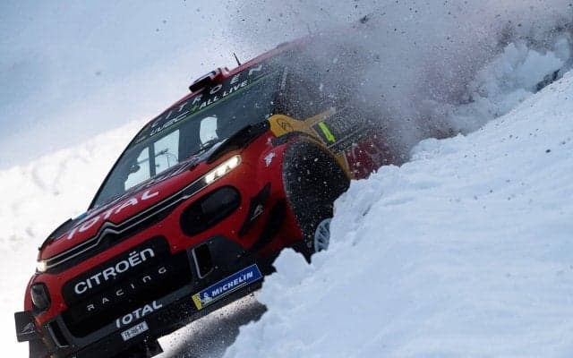 世界ラリー、雪道で横転寸前も“奇跡のリカバリー”が「信じられない」荒業に脚光