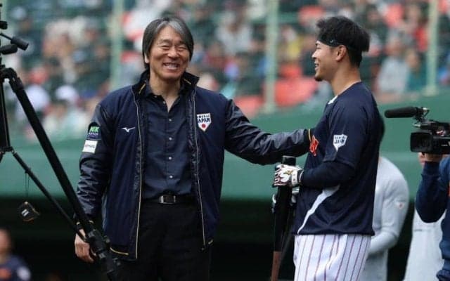 松井秀喜氏、佐藤輝明を絶賛「パワーを感じた」　侍J合宿で熱視線…届けた“粋な一言”