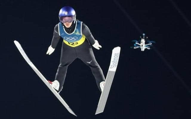 ドローンが撮る五輪映像が話題　迫力の映像、まるで選手と一体化